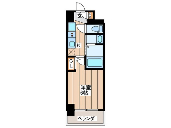 グランパシフィック戎本町の物件間取画像